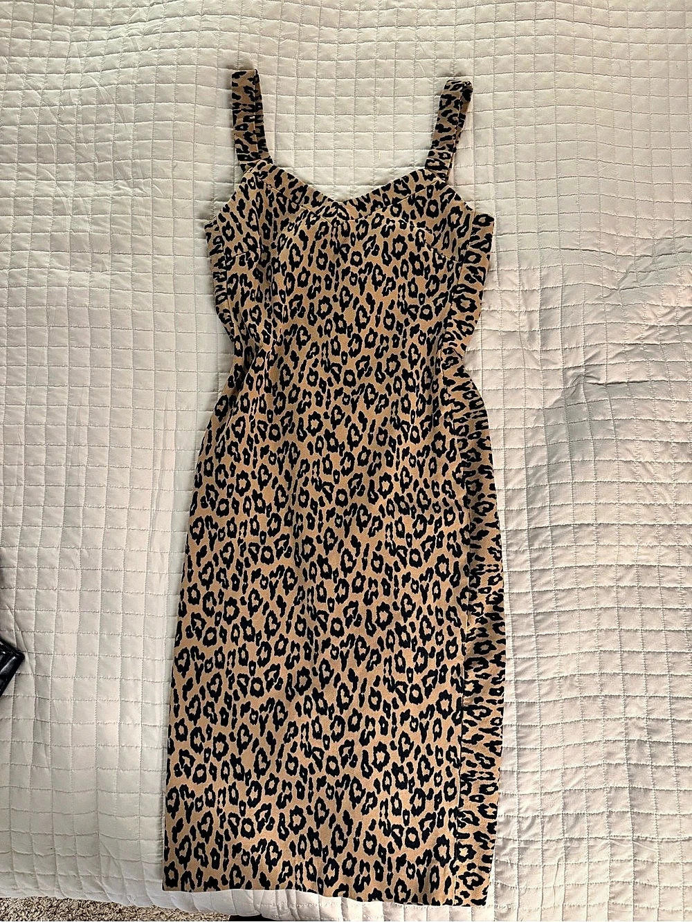 Banana Republic Leopard Print Midi Dress Size 4
